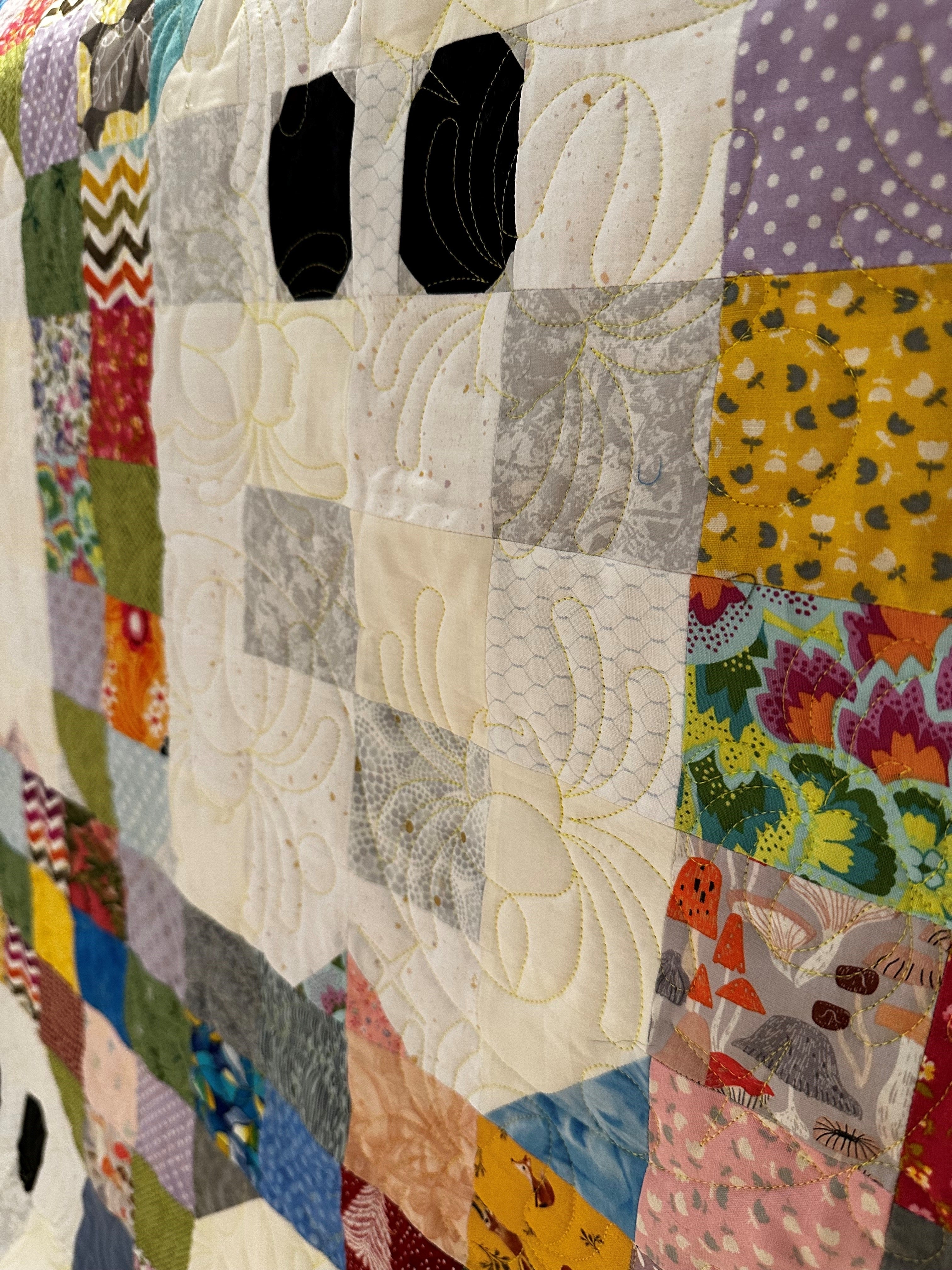Patchwork Ghost Quilt