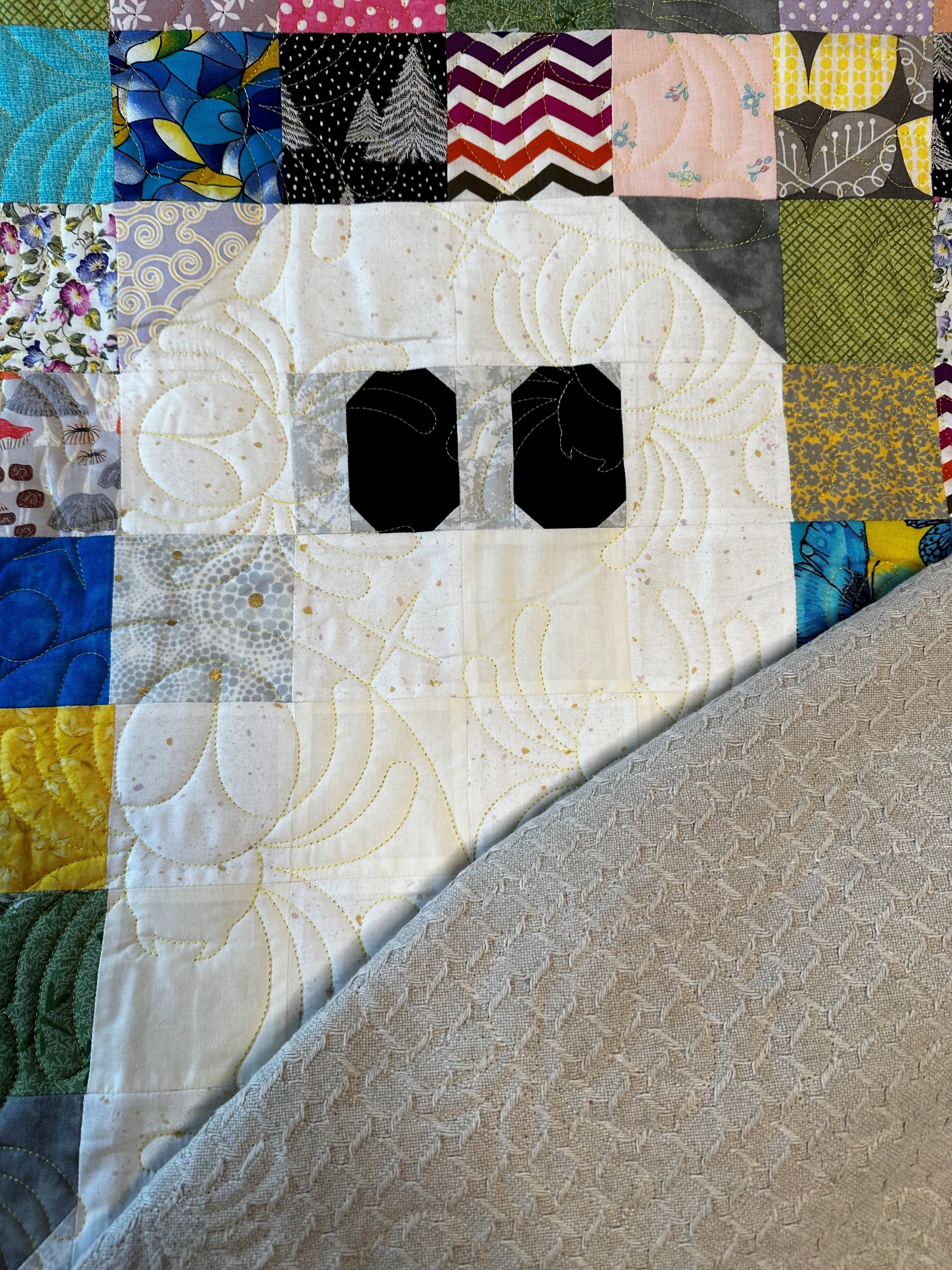 Patchwork Ghost Quilt