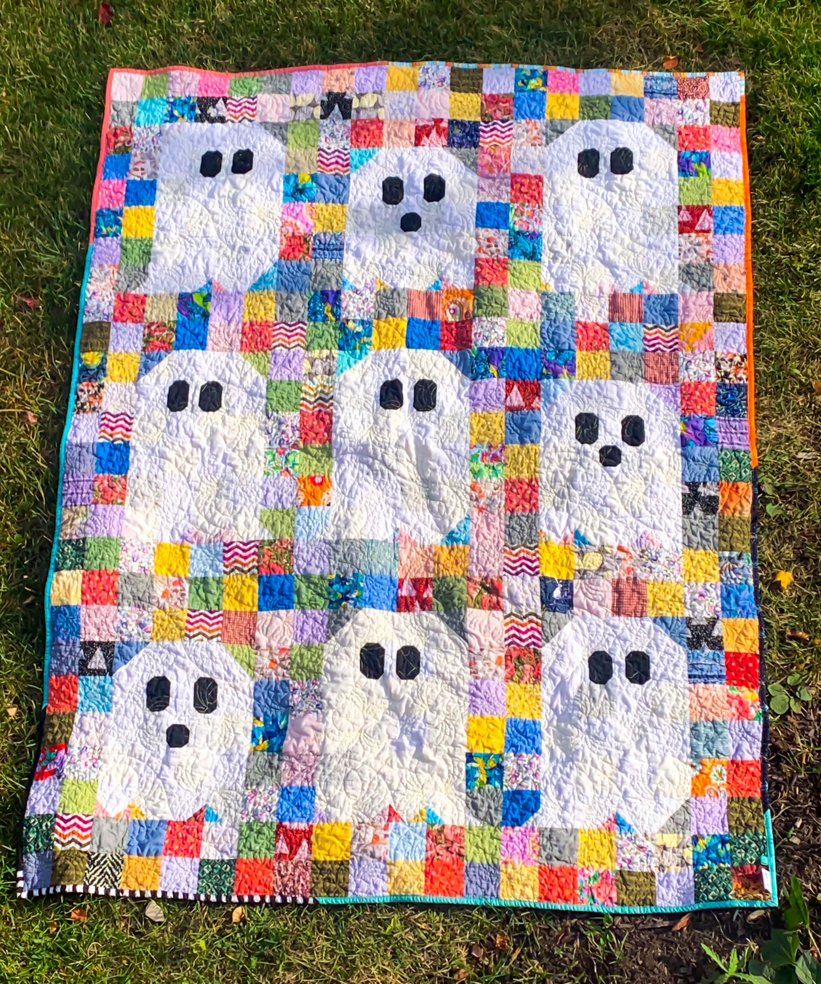Patchwork Ghost Quilt