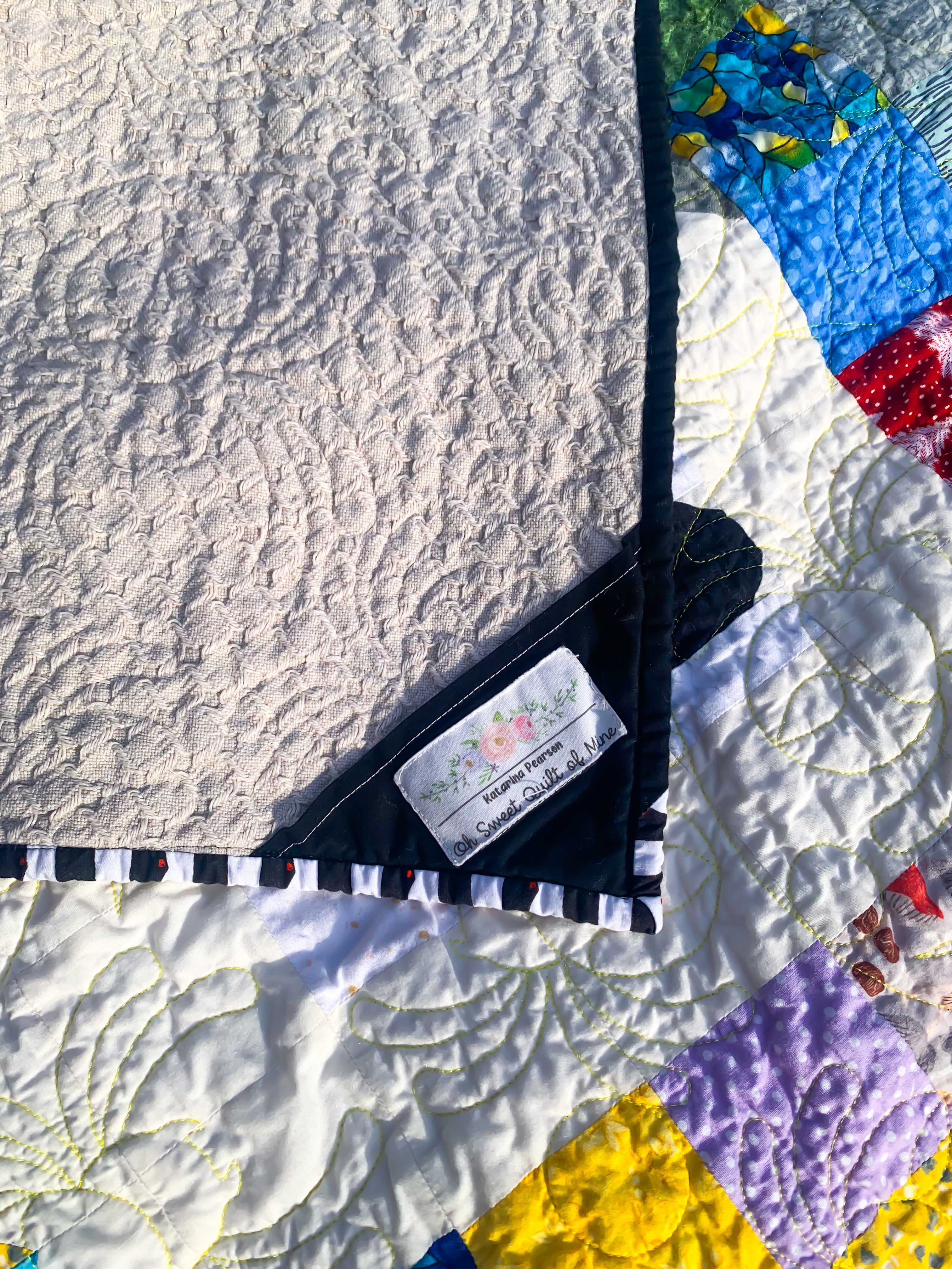 Patchwork Ghost Quilt